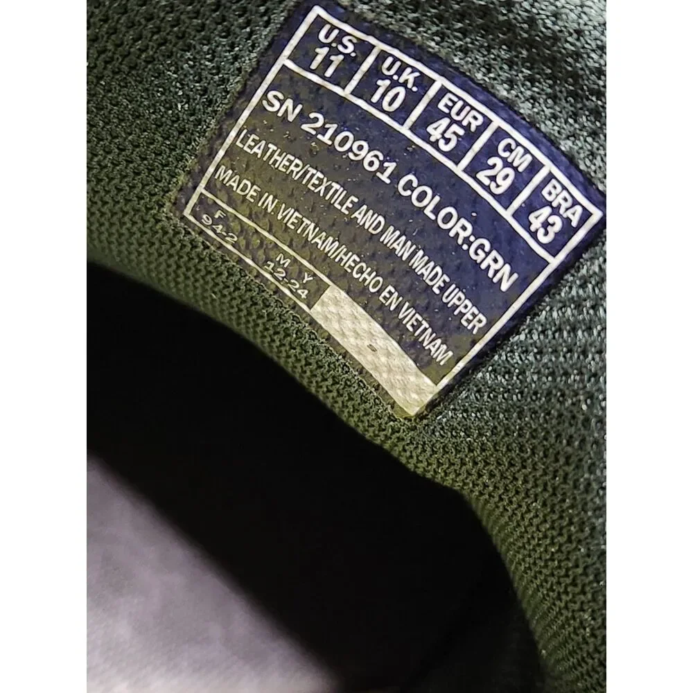 Skechers Streetwear New Wave Cup Calven Memory Foam Shoes Green 11